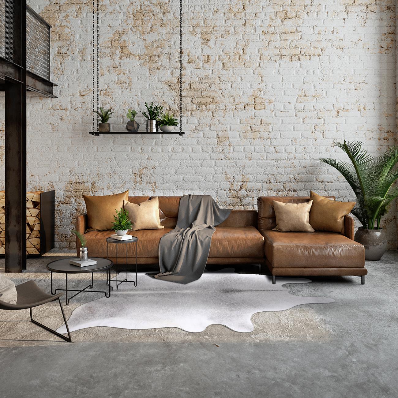 Grey Cowhide