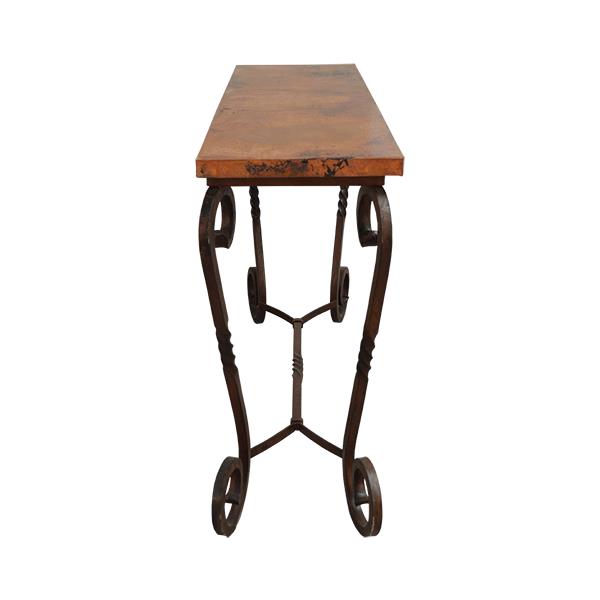 Blacksmith Copper Console Table