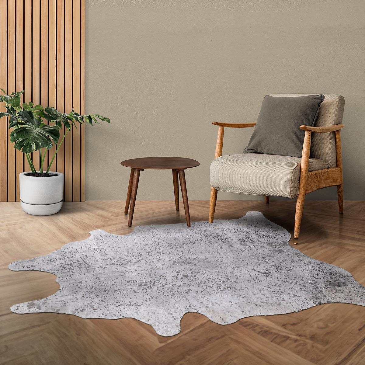 Graphite Metallic Grey Cowhide
