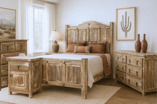 Antique White Cactus Bed