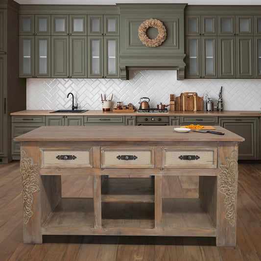 Desert Sand Kitchen Island