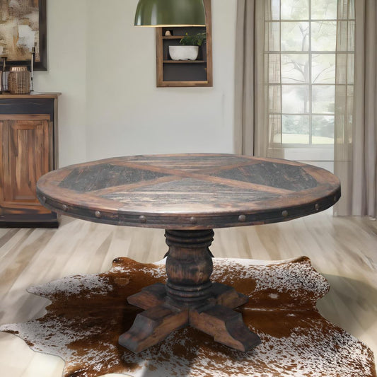 60" Round Table with Pedestal Base