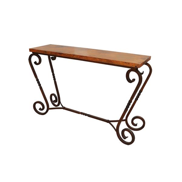 Blacksmith Copper Console Table