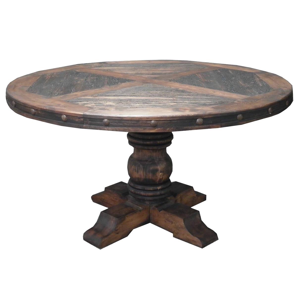 60" Round Table with Pedestal Base