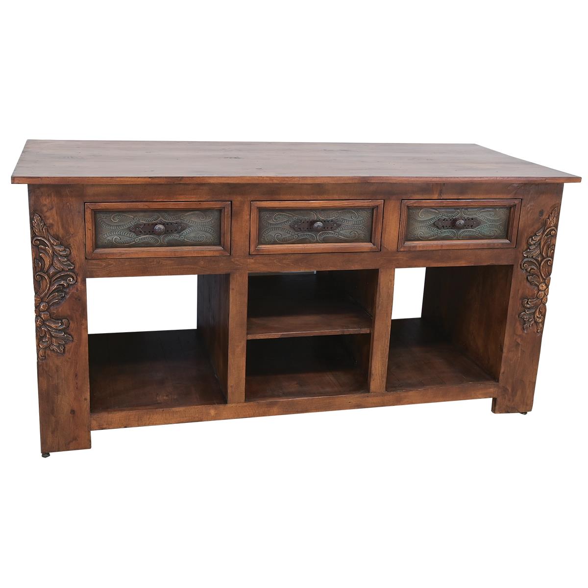 Desert Oak Kitchen Island