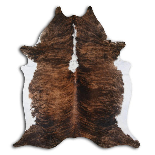 Brindle White Belly Cowhide