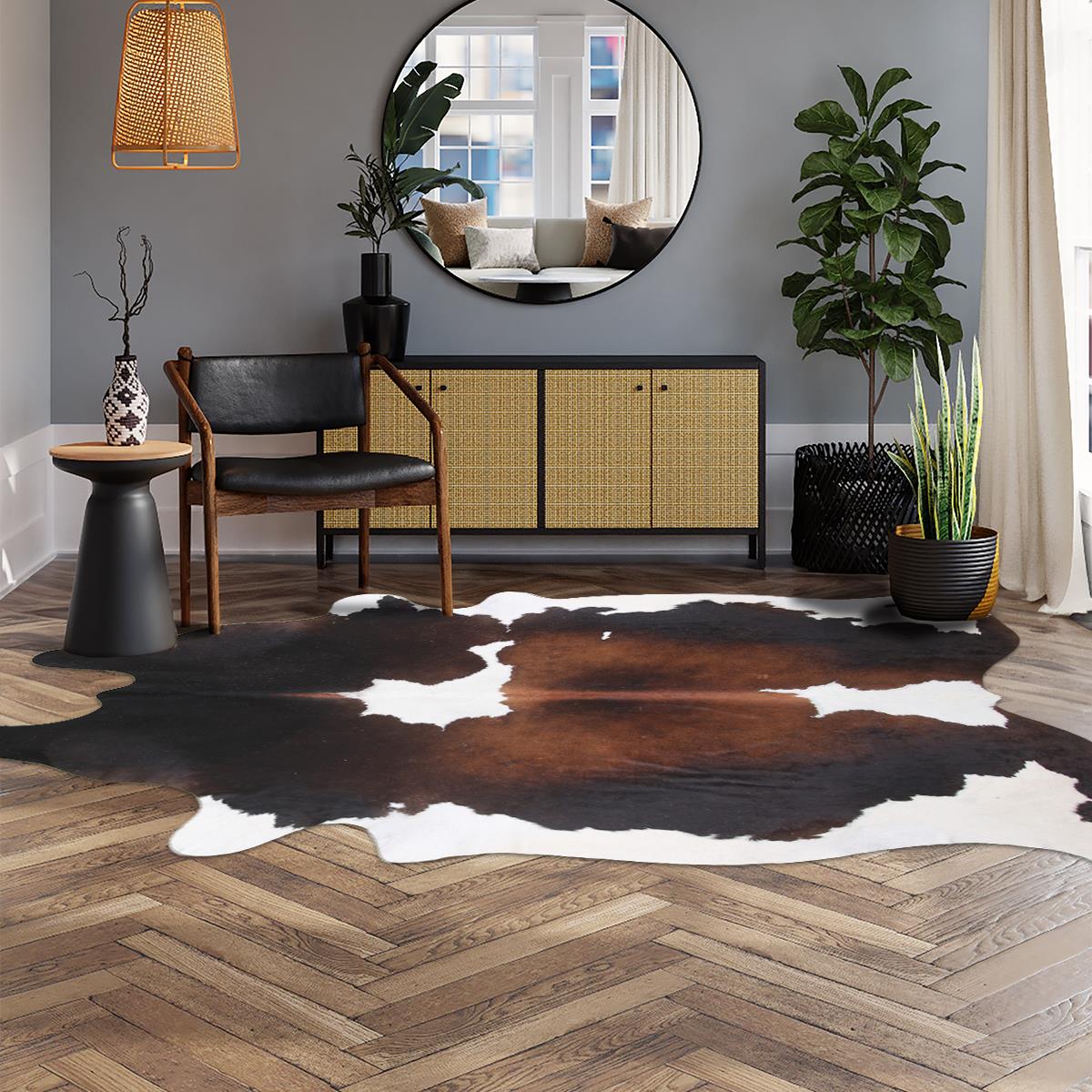 Tricolor Cowhide