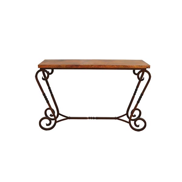 Blacksmith Copper Console Table