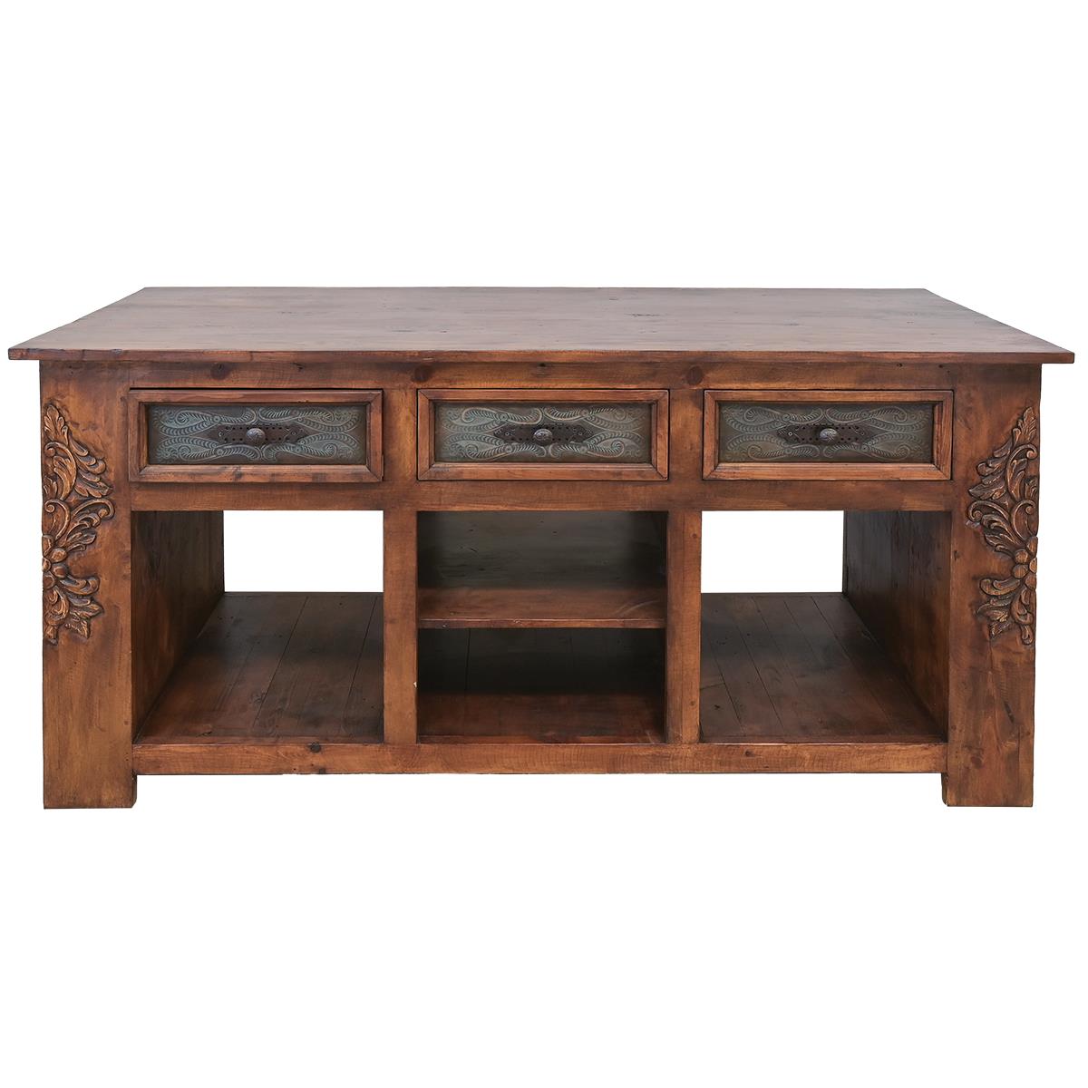 Desert Oak Kitchen Island