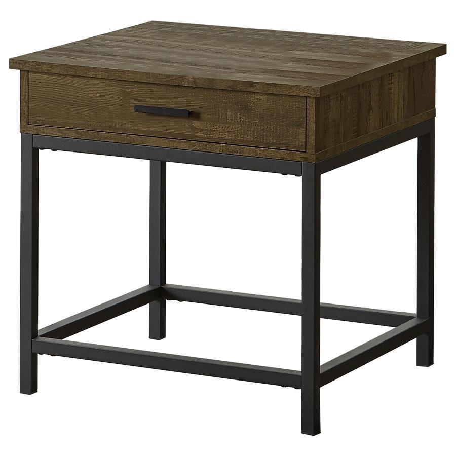 Byers 3-Piece Lift-Top Coffee & End Table Set in Brown Oak
