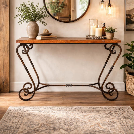 Blacksmith Copper Console Table