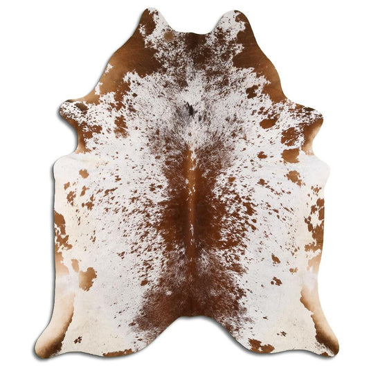 Brown & White Salt & Pepper Cowhide