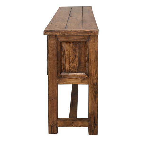 Hand Carved Drawers Console
